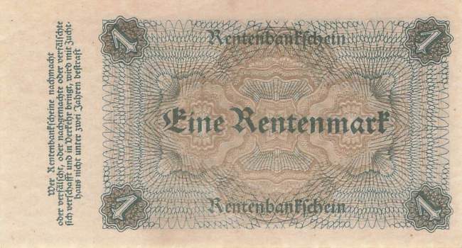 1 Rentenmark 1923